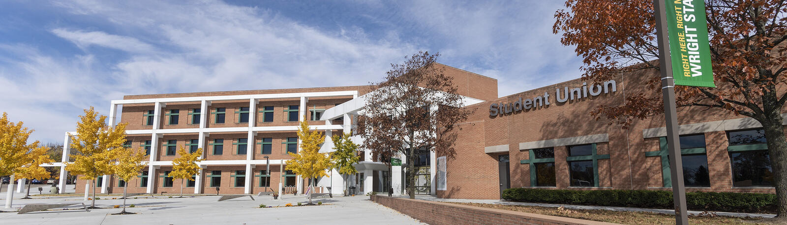 photo of the exterior of the student union