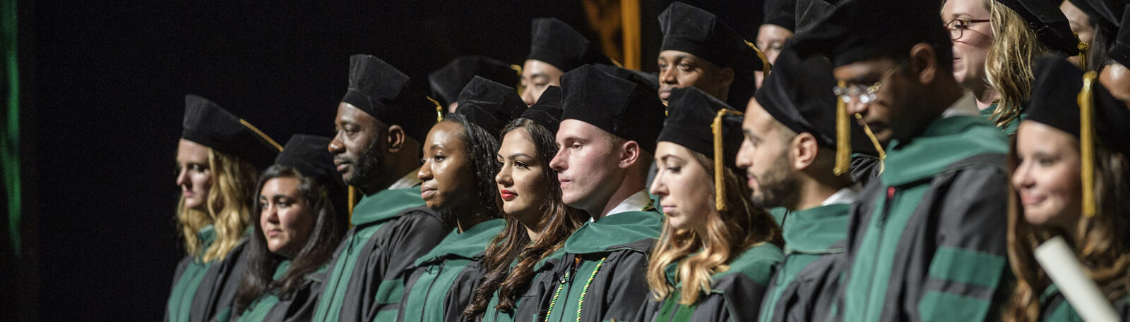 photo of graduates at commencement