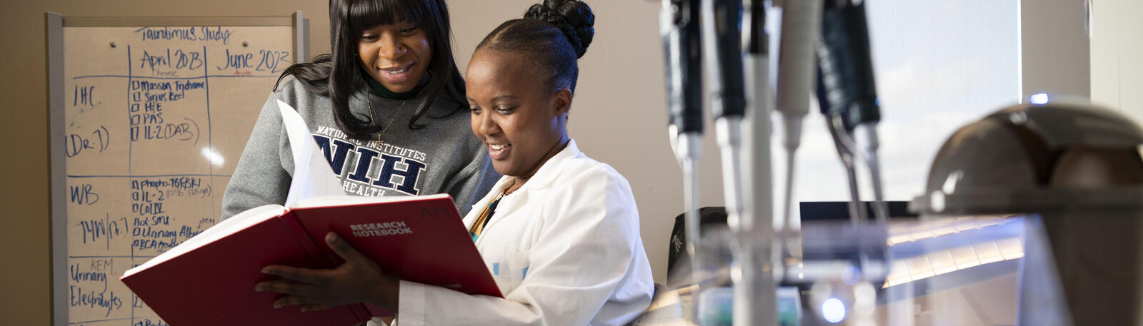 photo of medical students working in a lab