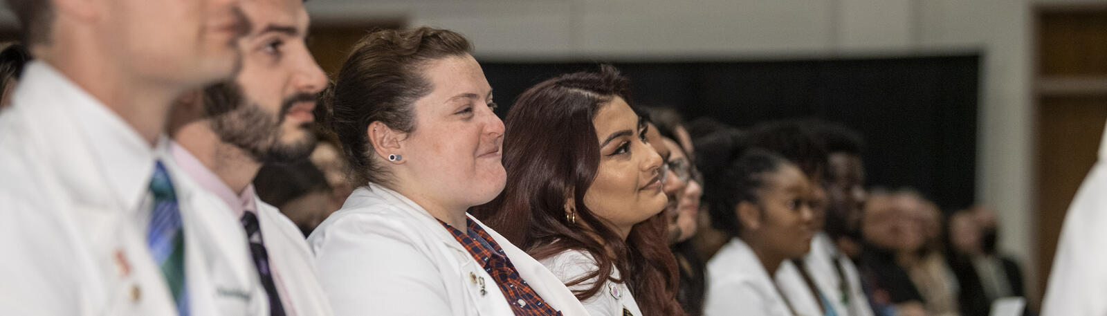 photo of medical students sitting in an audience