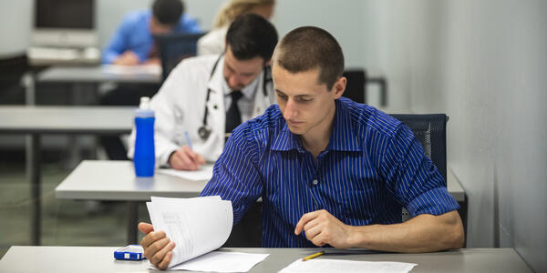 photo of students studying